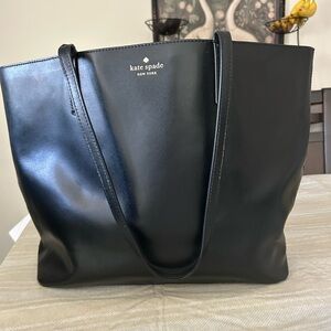 Kate Spade Sleek Black Tote Bag
